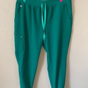 Figs Zamora Jogger Pants- Hunter green - 2XL tall
